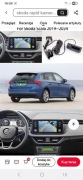 Kamera cofania Skoda scala 2019 - 2024, Plug and Play, bez kodowania