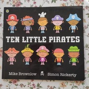 Ten Little Pirates książka dla dzieci po angielsku 