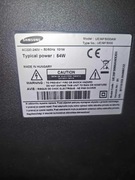Telewizor Samsung UE39F5000AW Matryca LCD taśma t-con moduł zasilacz