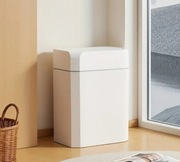 Kosz na śmierci automatyczny 19L biały baterie AA sensor ruchu 