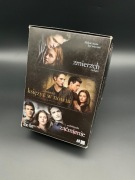Saga Zmierzch na 3 płytach DVD: Zmierzch, Księżyc w Nowiu, Zaćmienie