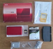 Nintendo 3ds Flame Red (JP) Luma3ds CFW, EU Menu, Region Free