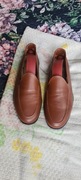 Buty mokasyny skórzane brązowe 41 26,5cm NOWE?