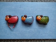 Skórzane portfele / etui w kształcie baranków