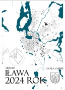 Schwarzplan miasta Iławy 13x18cm