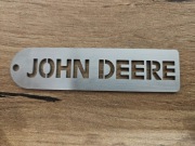 Brelok Stal Nierdzewna Chrom JOHN DEERE