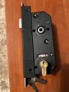 Zamek Wpuszczany Do Drzwi Drzwiowy na wkładkę 72 z wkładką