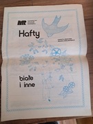 czasopismo z 1986r "hafty białe i innne" stan bdb-