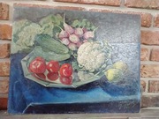 Obraz olej, malarstwo współczesne Janusz Jarosiewicz Martwa Natura