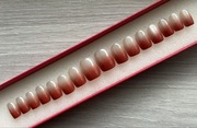 Ręcznie malowane sztuczne paznokcie, press on nails, tipsy handmade