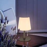 Mini lampka biurkowa LED ściemniana SOLARNA 26cm czarna