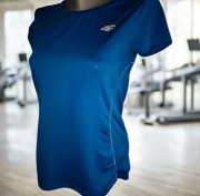 Nowa Markowa sportowa koszulka damska 4F r S 36 oddychająca