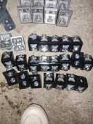 Zestaw łączników do profili aluminiowych, łączniki, śruby młoteczkowe 