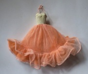 Sukienka vintage Barbie Peaches'n cream Barbie 1984