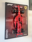 Ramka do ekspozycyji ściennej 50x70 Ferrari F1 LEGO Technic plakat uchwyt