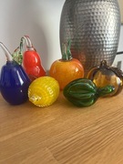 Adam Jabłoński owoce ze szkła 6 szt