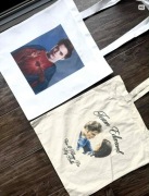 Torba bawełniana torebka tote bag bawełna + non woven twilight zmierzch 