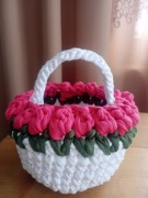 Koszyczek wielkanocny ze sznurka. Hand made 