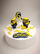 Figurki z masy cukrowej BANANY 20 SZT dekoracje na tort Toppery Minionki