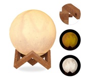 Lampka nocna księżyc 3D RD26586 Relaxdays