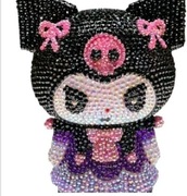 figurka diamencikowa dyi kuromi dla dziewczynki