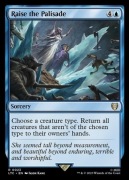 MTG Raise the Palisade