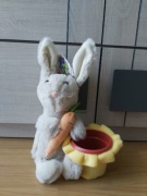 Doniczka z zajączkiem wielkanocnym gardenic