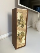 Pudełko na wino, decoupage