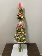 Palma wielkanocna - kwiaty z bibuły  _rękodzieło