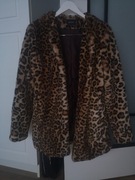 Przepiękne futerko / płaszcz w cętki 