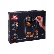 Zestaw klocków figurka 3D Pies Jamnik Spike 2100 elementów Elefun