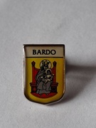 Herb miasta Bardo przypinka pin odznaka wpinka
