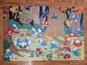 Smerfy wielkie puzzle gigant