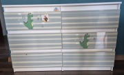Komoda dziecięca Wooden Toys 118 x 31 x 76cm Używana, Wzór DINO