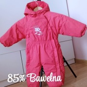 92cm *Ocieplany Bawełna Zimowy Kombinezon, Polar