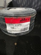 Przewód kabel linka LGY H07V-K 1x6mm2 CZARNY 100m