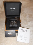 SZWAJCARSKI MĘSKI ZEGAREK KWARCOWY DOXA D-AIR GENT GMT NOWY