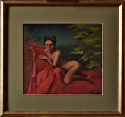 Obraz, Aleksander Bajger, Lampart, 2020.