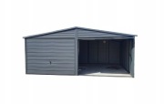 Garaż blaszany 6x6 - Brama 1.90 profil ocynk Premium