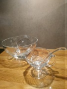 Misa kryształowa głęboka (24 cm) + sosjerka