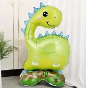 Balon foliowy stojący Dinozaur Diplodok  urodziny dekoracja 57x36cm