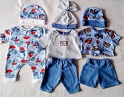 Duży zestaw ubranek dla lalki 42-45 cm Baby Born 