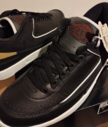 BUTY AIR JORDAN 2 RETRO LOW BLACK GOLD rozmiar 43