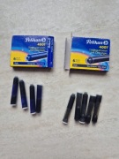 Pelikan 4001 naboje,  wkład do pióra  kolor niebieski, czarny  9sztuk