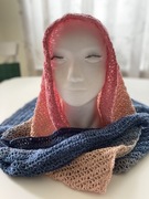 Chusta zrobiona na szydełku prezent handmade