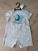 Nowe rampersy szare z tukanem 6m