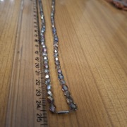 Korale  ... szkło opalizowane (?) 50cm, stareńkie z lat 60tych