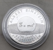 Niemcy 10 Euro 2005 r A. Einstein srebro 