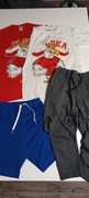 Zestaw, spodnie, t-shirt, spodenki rozm. S, Adidas, Nike, Fruit of the Loom