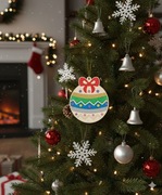 Zestaw 8 szt. świątecznych scrapków do malowania – ozdoby ze sklejki DUŻE